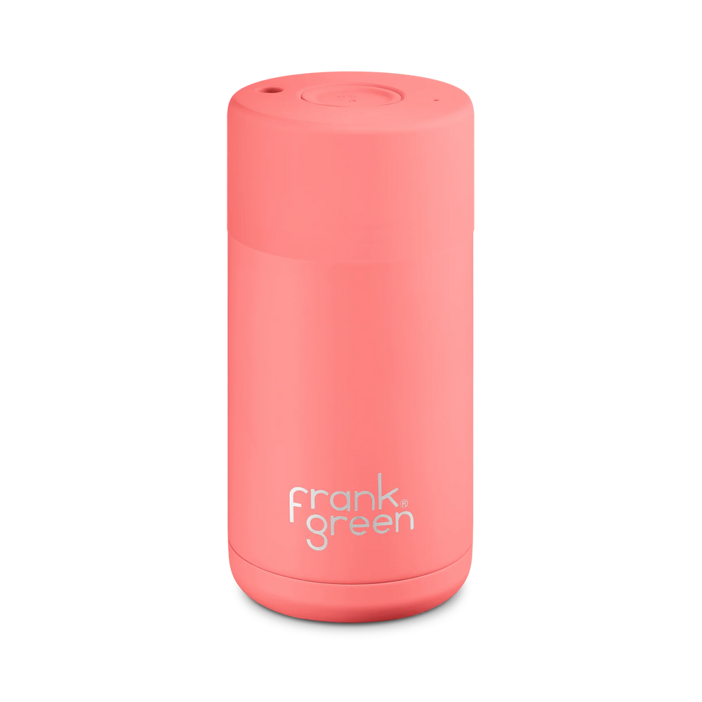 Frank Green - Ceramic Reusable Cup - 12oz / 355ml - Peach