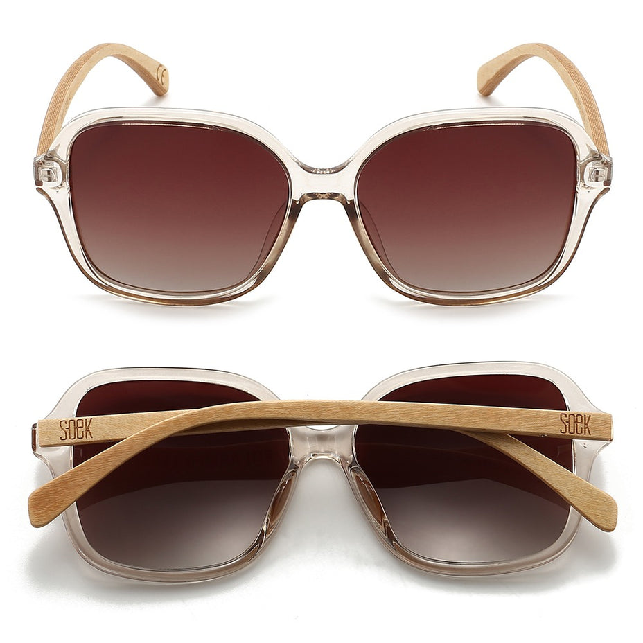 Soek - Sunglasses - Scarlett - Champagne - Brown Lens