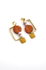 Middle Child -EXHIBIT EARRINGS - Peach