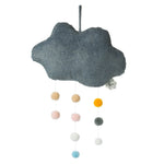 Picca Loulou - Cloud Corduroy - Grey with Pompoms