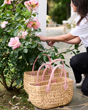 Robert Gordon - Harvest Basket - Suede Handle - Rosie - Small