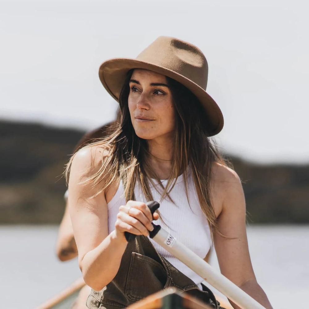 Behind The Trees - Will + Bear - William Oak - Australian Wool Fedora under $150