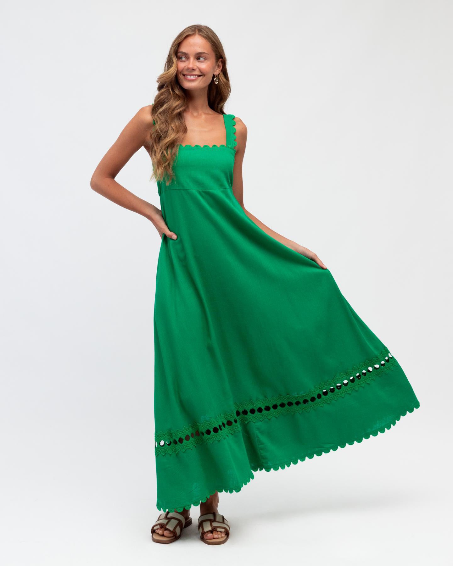 Behind The Trees - Label Of Love - Allegra Maxi Dress - Jade