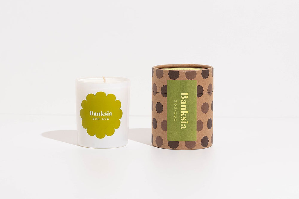 Behind The Trees - Bon Lux - Candle - Banksia - birthday present for her under $40 - birthday gift under $40 - cheap birthday present