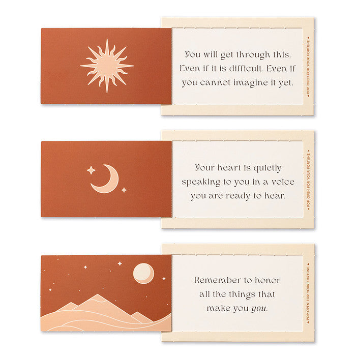 Behind The Trees - Compendium - Pop-Open Fortunes - inspiring cards to day to day life - wellness gift ideas 