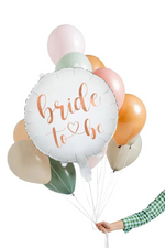 READY TO GO -  Inflated Balloon -Bride to be -Sage