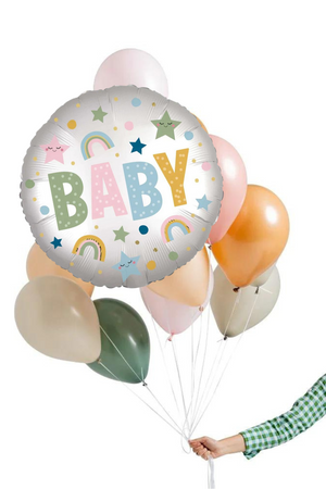 READY TO GO -  Inflated Balloon -Baby -Sage