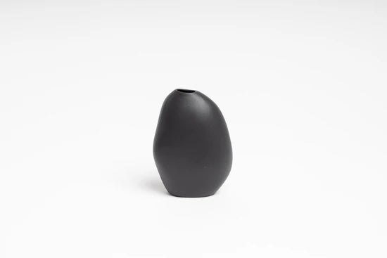 Ned Collections - Vase - Harmie - Stone - Black