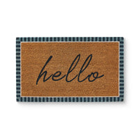 Madras Link - Hello Blue Doormat