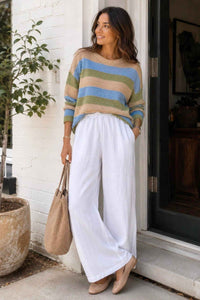 Little Lies - Stripe Tulum Knit - Multi