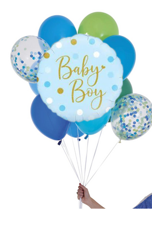 READY TO GO -  Inflated Balloon -Baby Boy - Handsome