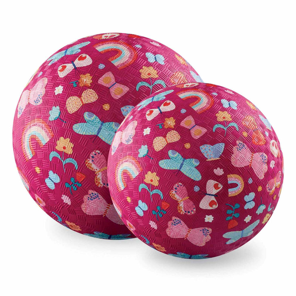 Tiger Tribe - 7" Playground Ball - Butterfly - Pink