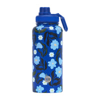 Annabel Trends - Watermate Drink Bottle - Stainless Steel - 950ml -  Nocturnal Blooms