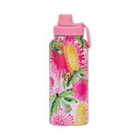 Annabel Trends - Watermate Drink Bottle - Stainless Steel - 950ml -  Pink Banksia