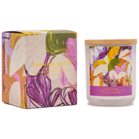 Behind The Trees - Candle with floral design packaging and Frankie Gusti branding - Frankie Gusti - Candle - Artist Series - Kate Mayes - Flower Bomb