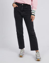 Elm- Ada Straight Leg Jean- Black