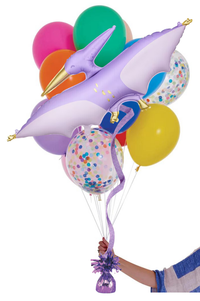
                
                    Load image into Gallery viewer, READY TO GO -  Inflated Balloon Bouquet - Rainbow + Pterodactyl
                
            