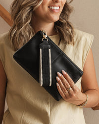 Louenhide - Mimi Clutch -Black