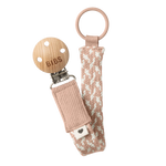 BIBS - Dummy Clip - Braided - Blush & Ivory