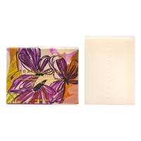 Behind The Trees - Bar of soap with a decorative box featuring floral design on a white background - Frankie Gusti - Diffuser - Artist Series - Jade Fisher - Peach & Lychee