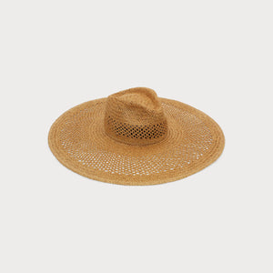 Behind The Trees - Ace Of Something - Atrani Wide-Brin Fedora - Hazel - Natural Straw hat under $100 - 