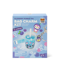 Tiger Tribe - Bag Charm Kit - Blueberry Bubble Tea