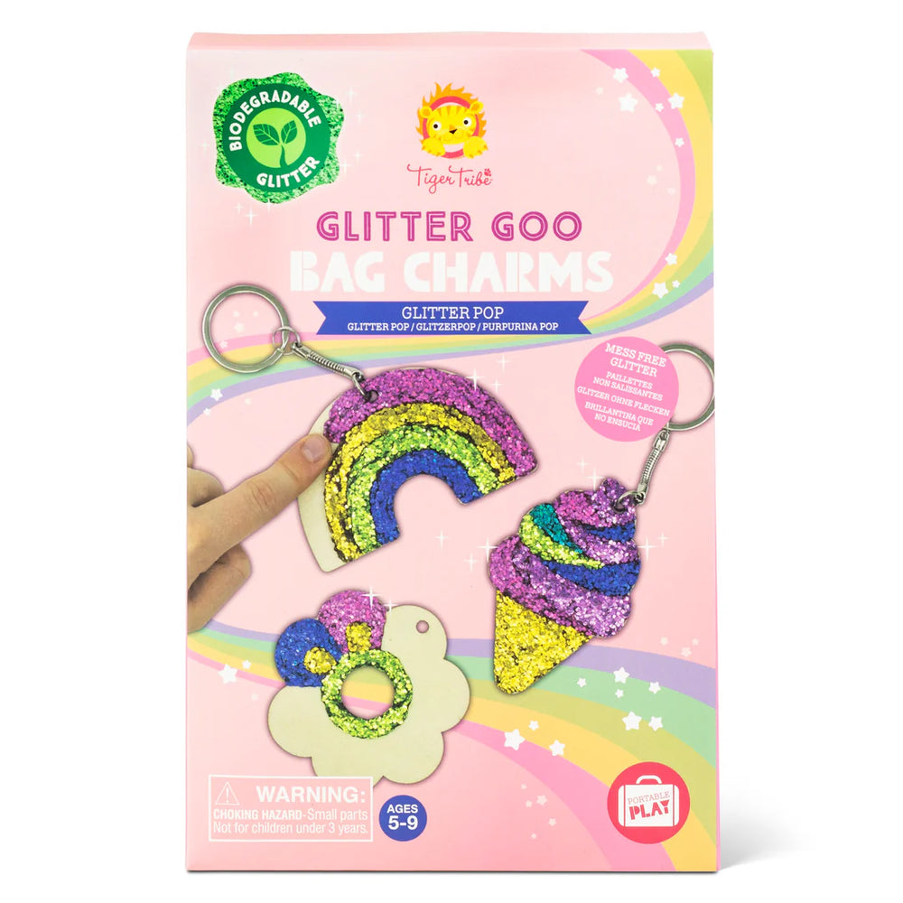 Tiger Tribe - Glitter Goo - Bag Charms - Glitter Pop