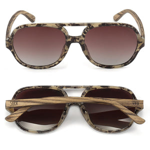 Soek - Sunglasses - Billy - Opal Tortise - Brown Gradient Lens