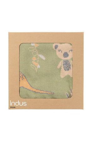 Indus Design - Baby Blanket - Bush Babies