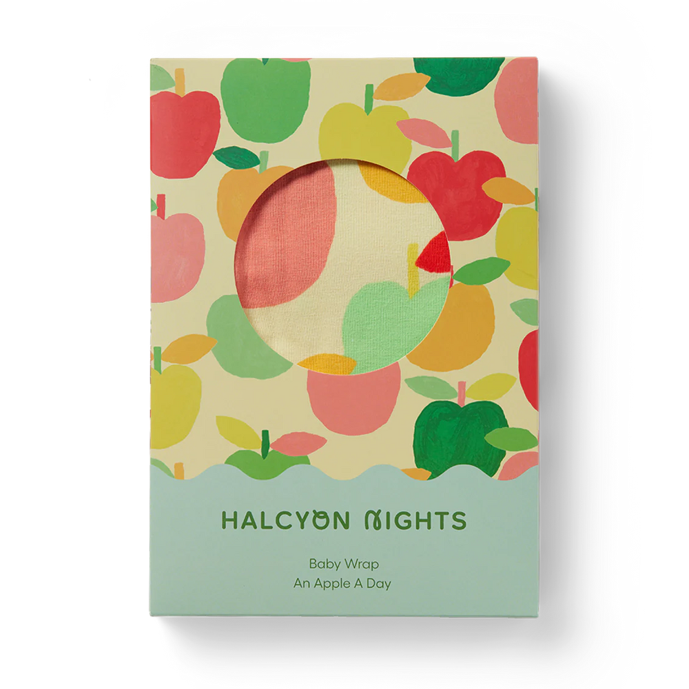 Halcyon Nights -  Baby Wrap - A Is For Apple