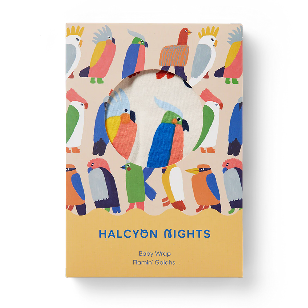 Halcyon Nights -  Baby Wrap - Flamin' Galahs