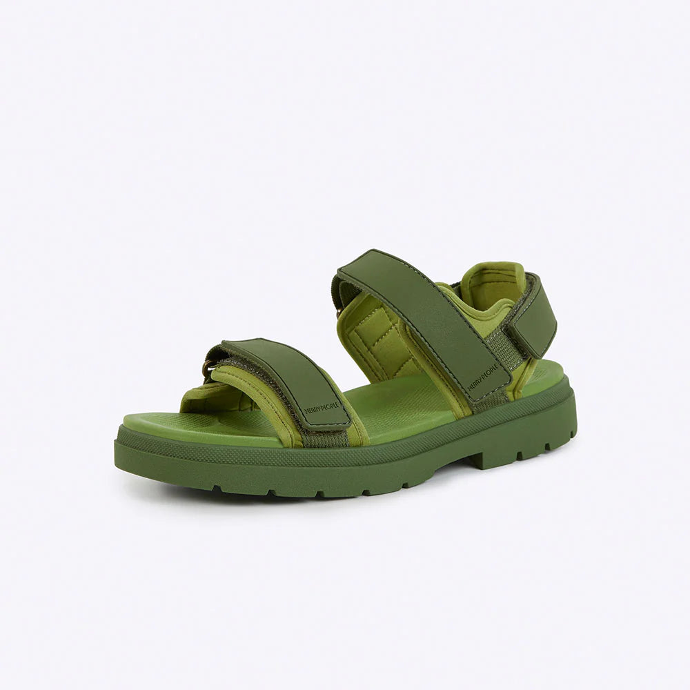 Behind The Tree - Merry People - Lochie Sandal - Bright Olive - Merry Peoples new sandal - waterproof shoes - waterproof sandal - best sandals for beach - comfiest sandals&nbsp;