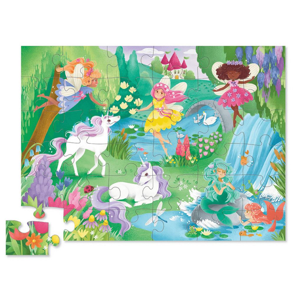 Behind The Trees - Tiger Tribe - Classic Floor Puzzle - 36 Pieces - Magical Friends - Christmas present for kids under $30 - puzzels for kids - large floor puzzles for kids - dino puzzle