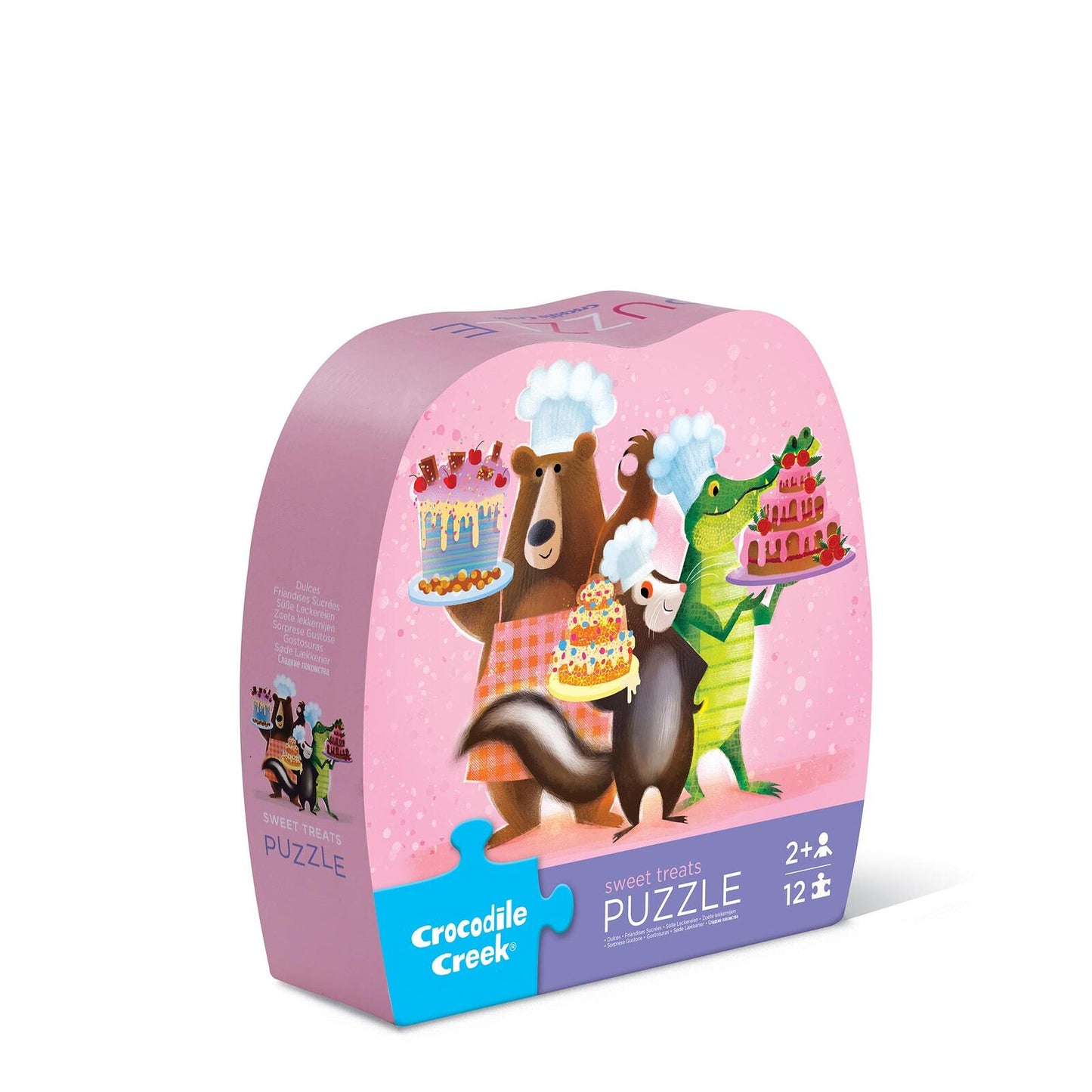 Behind The Trees - Tiger Tribe - Mini Puzzle 12 pc - Sweet Treats - puzzle for toddler - mini puzzle - tiger tribe australia