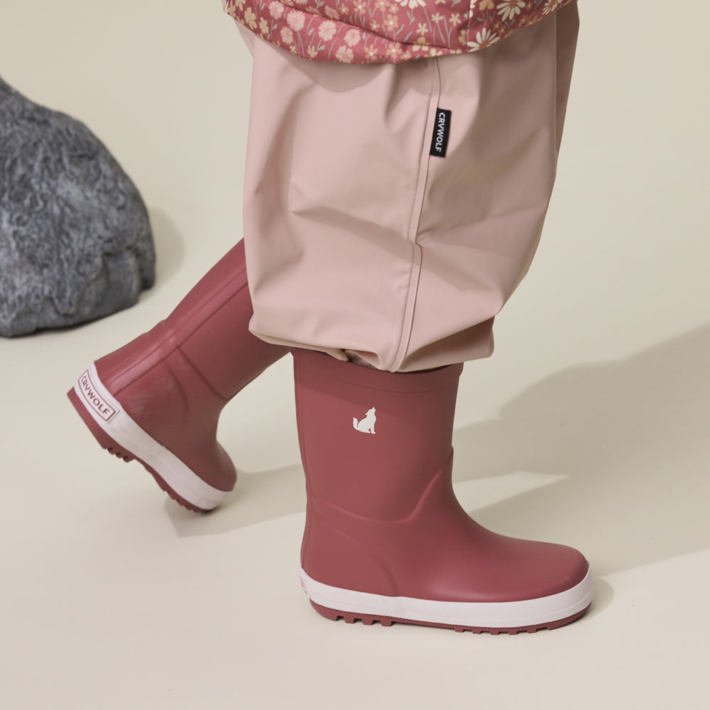 <p><br></p> <p>Behind The Trees - Crywolf - Rain Boots - Rosewood - Kids Gumboots - toddler gumboots - rain boots for kids - best gumboots for kids - non slip gumboots for kids under $65</p>