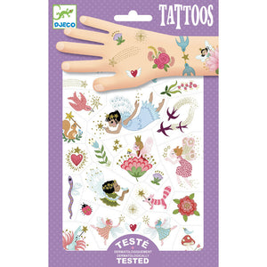 Djeco - Tattoos - Fairy Friends Metallic