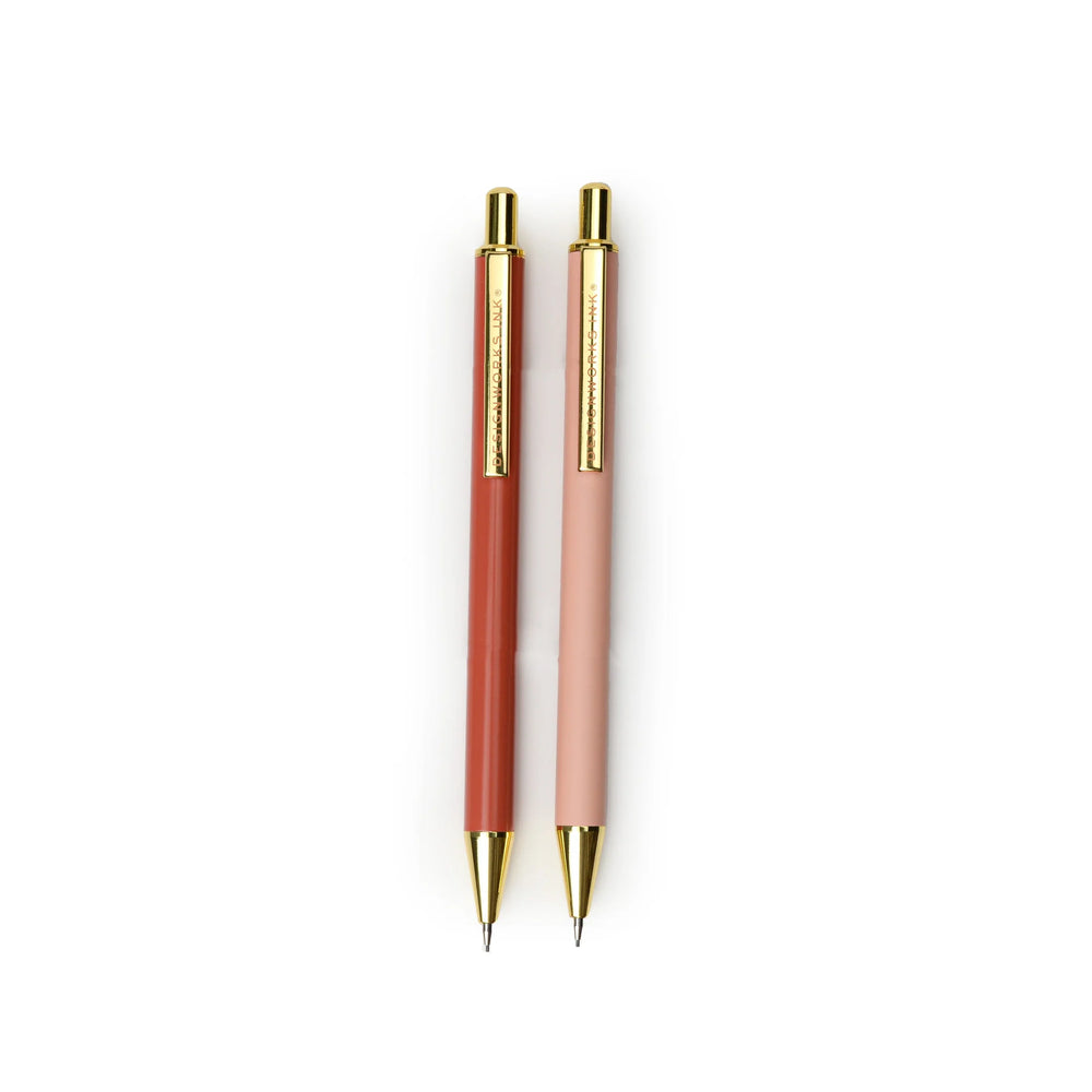 Behind The Trees - Designworks Collective - Mechanical Pencils - Rosewood + Blush - teacher gift under $25 - christmas gift ideas for under $25 - k.k. gift ideas