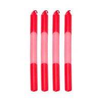 Annabel Trends - Two Tone Dinner Candles - 4pc- Pink/Red