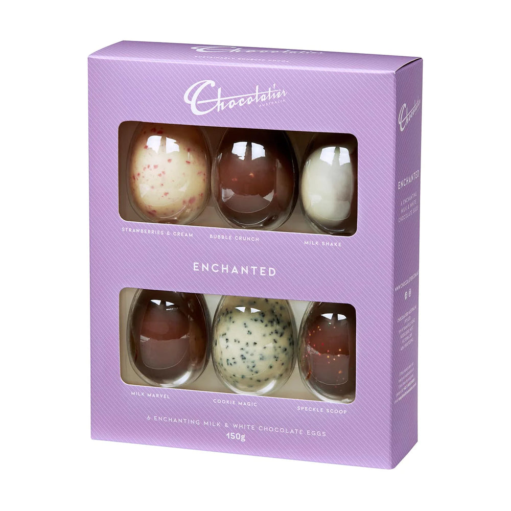 Chocilo- Chocolatier Australia 6 Pack Enchanted Chocolate Egg Selection