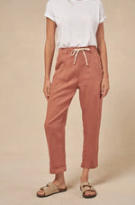 Little Lies - Luxe Linen Pants - Terracotta