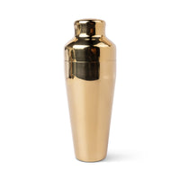 Behind The Trees - Gold cocktail shaker on a white background - Here's Here - The Chloe Cocktail Shaker