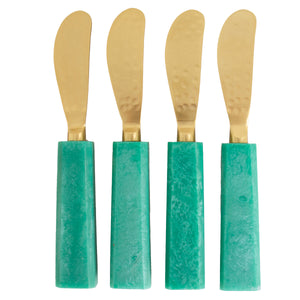 DWBH - Resin Cheese Knife - Aqua - Sold Individually