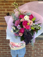 Flower Lady - Pastel Pretties - Fresh Blooms + Card. PICK UP ONLY