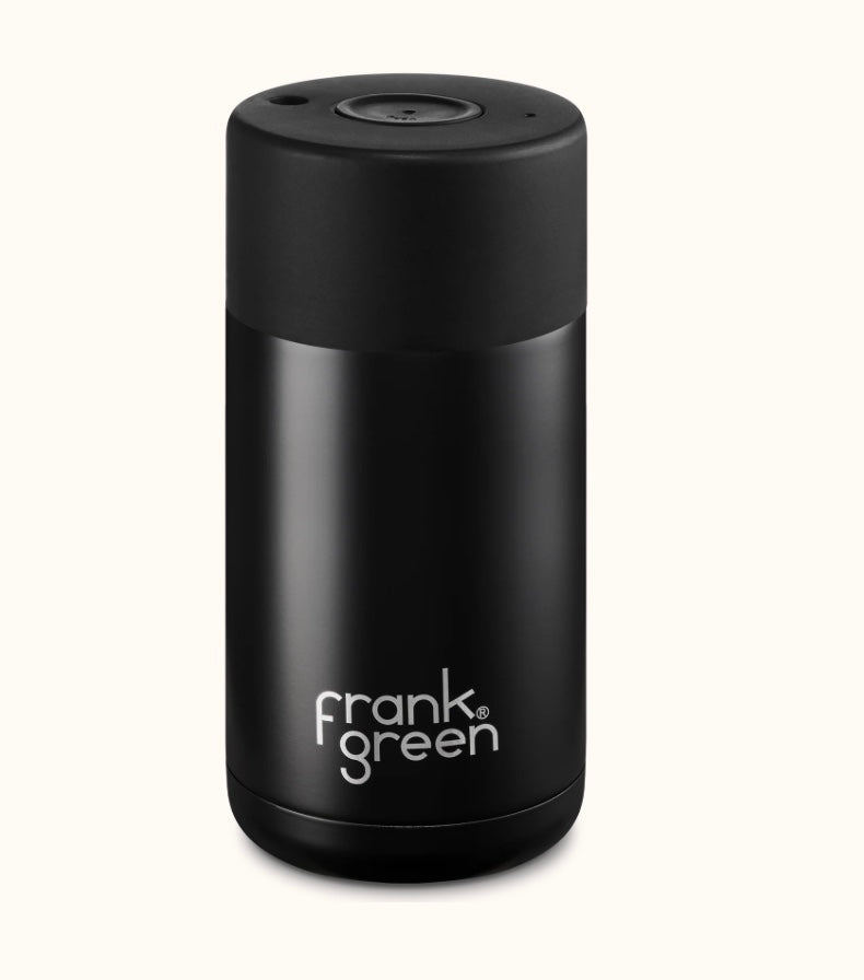 Frank Green - Ceramic Reusable Cup - 12oz / 355ml - Black