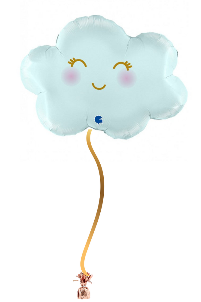 READY TO GO -  Inflated Character Balloon - Blue Cloud