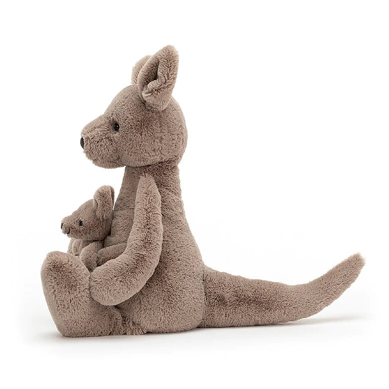 Behind The Trees - Jellycat - Kara Kangaroo - Brown - Australian animal soft toy - baby gift - newborn gifting - toddler gifting