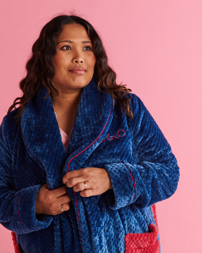 Behind The Trees - Kip &amp; Co - Cosy Robe - The Plunge - mothers day gifting under $130 - soft bath robe - dressing gown for mum