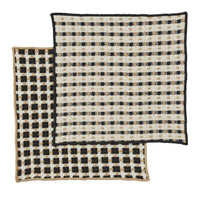 Kit Recycled Cotton Dishcloth - Set of 2 Black