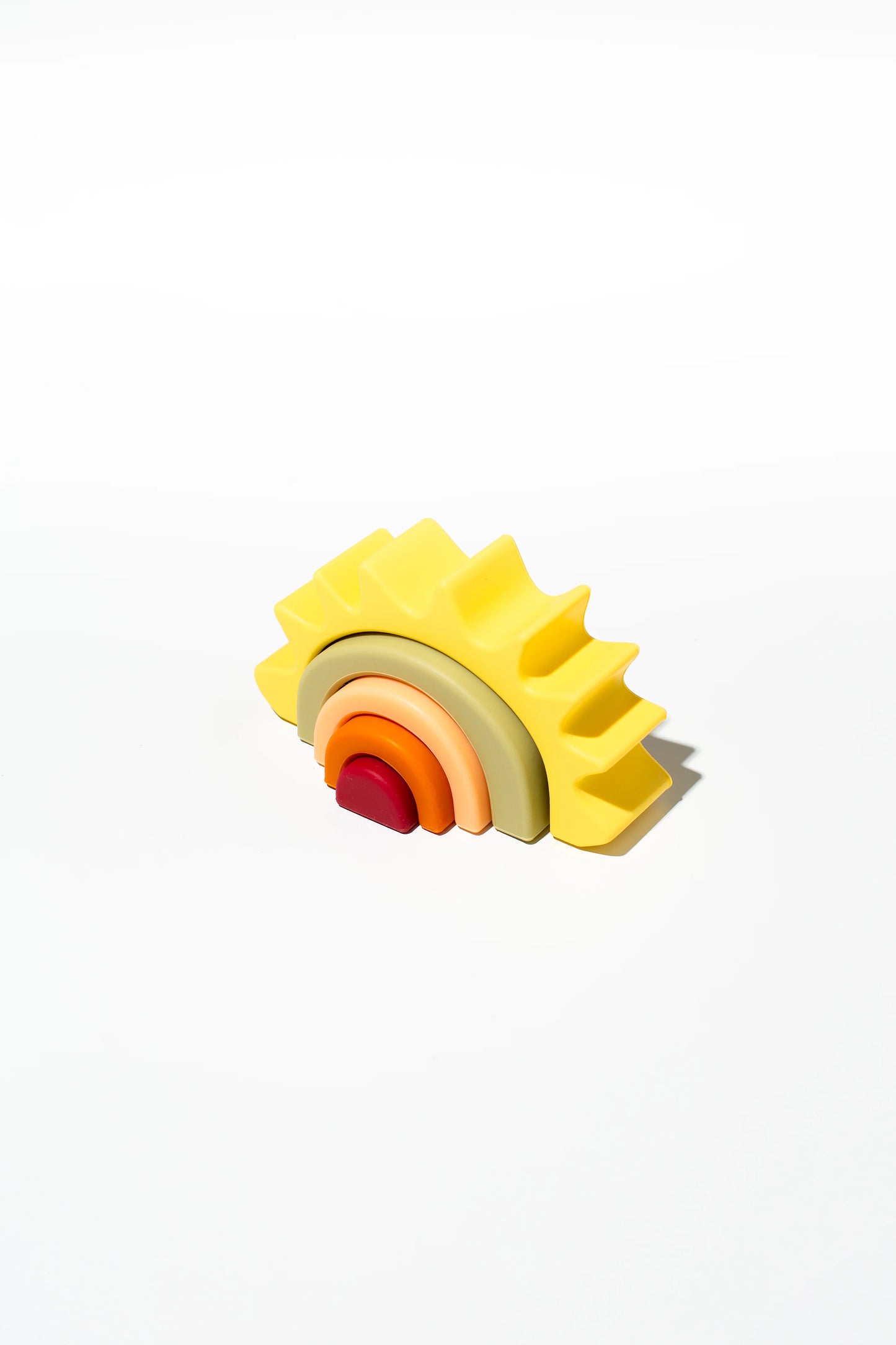 Behind The Trees - Colorful toy gear on a white background - Little Drop - Nesting Set - Sunrise