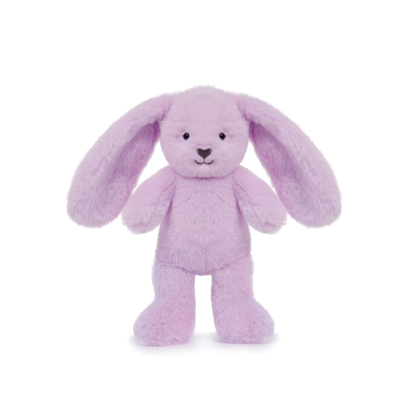 Behind The Trees - Purple plush bunny toy on a white background - O.B. Designs - Soft Toy - Little Lavender Loppity Bunny